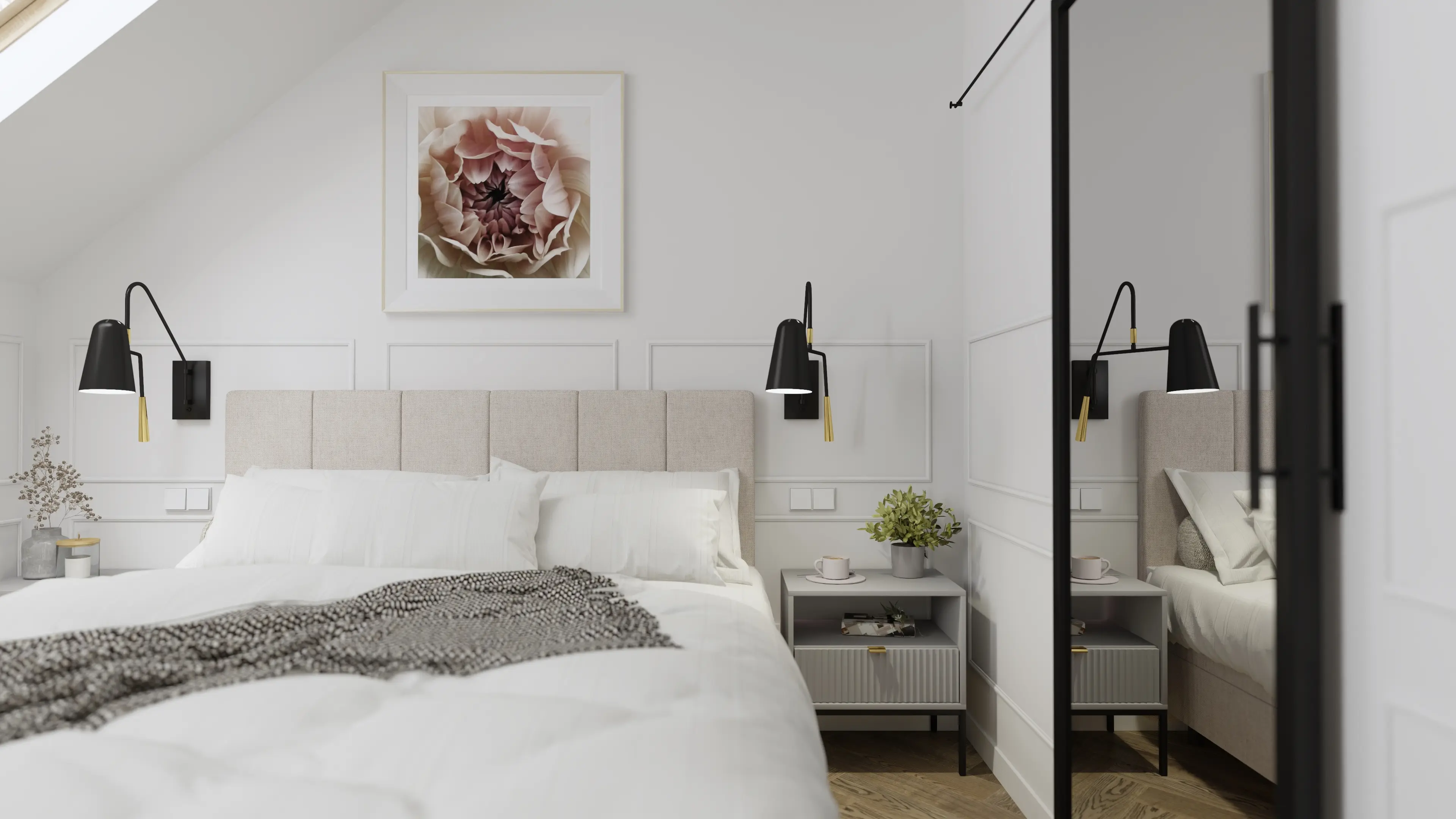 Styl J.T.W 58 aranzacja-sypialni-na-poddaszu-gdansk-gdynia-warszawa-architekt-wnetrz-projektowanie-mieszkan-trojmiasto (2)