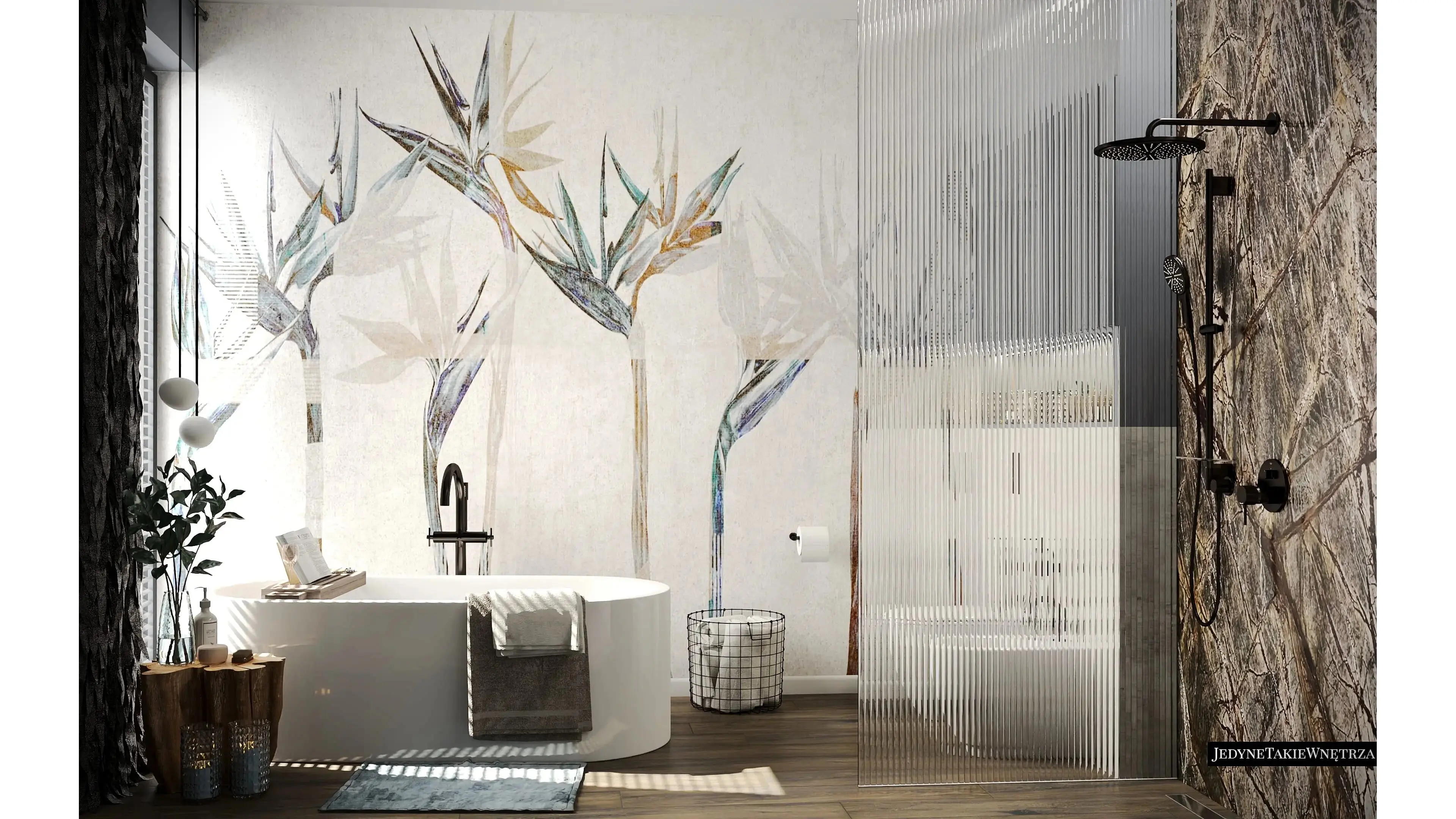 Styl J.T.W 96 piekny projekt lazienki