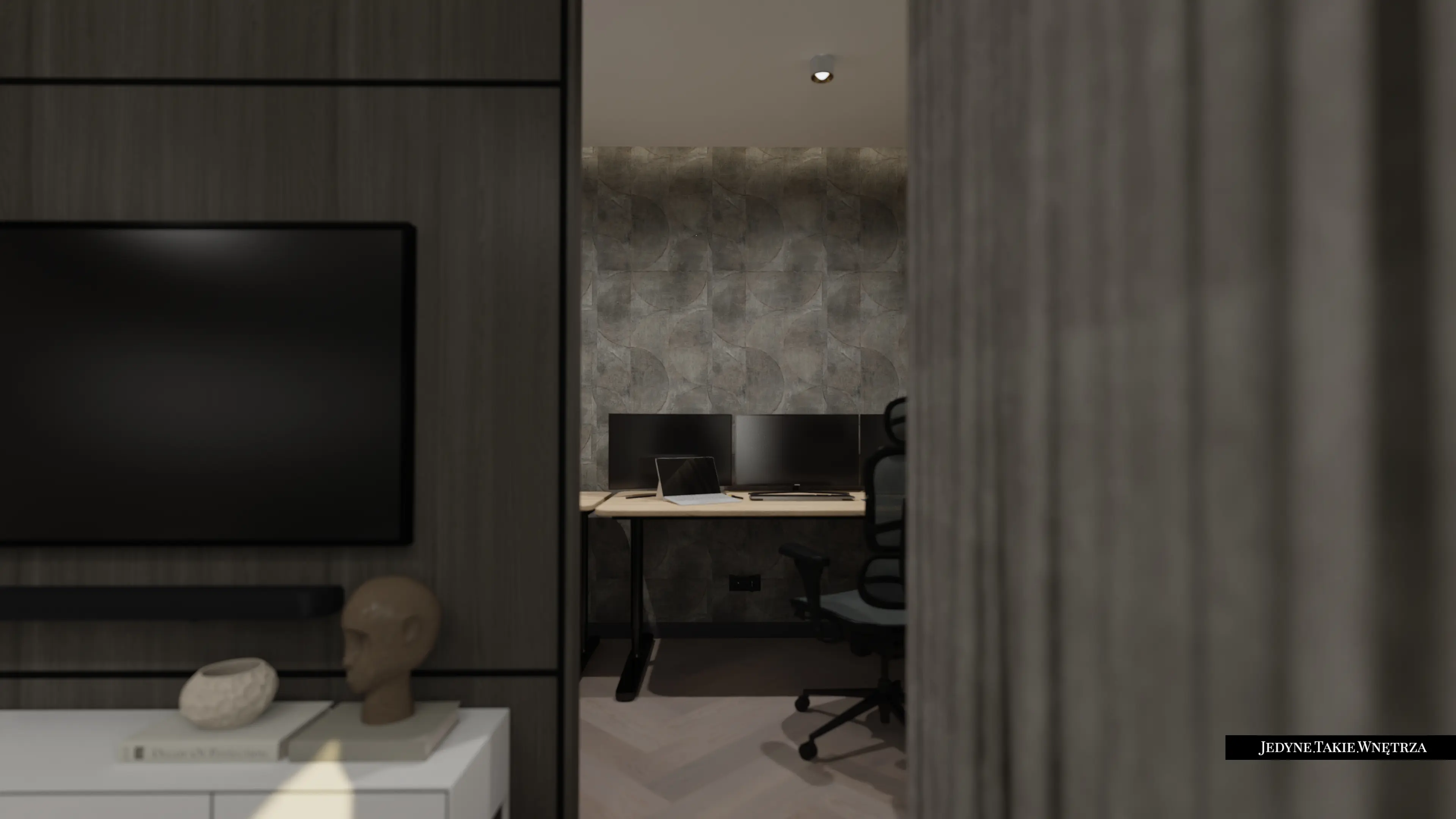 Home 41 jedyne-takie-wnetrza-projekt-wnetrza-salon-z-ciemna-kuchnia-zielona-kanapa-loftowe-wnetrze-mieszkanie-dla-singla-architekt-wnetrz-gdansk-trojmiasto-gdynia-warszawa (12)