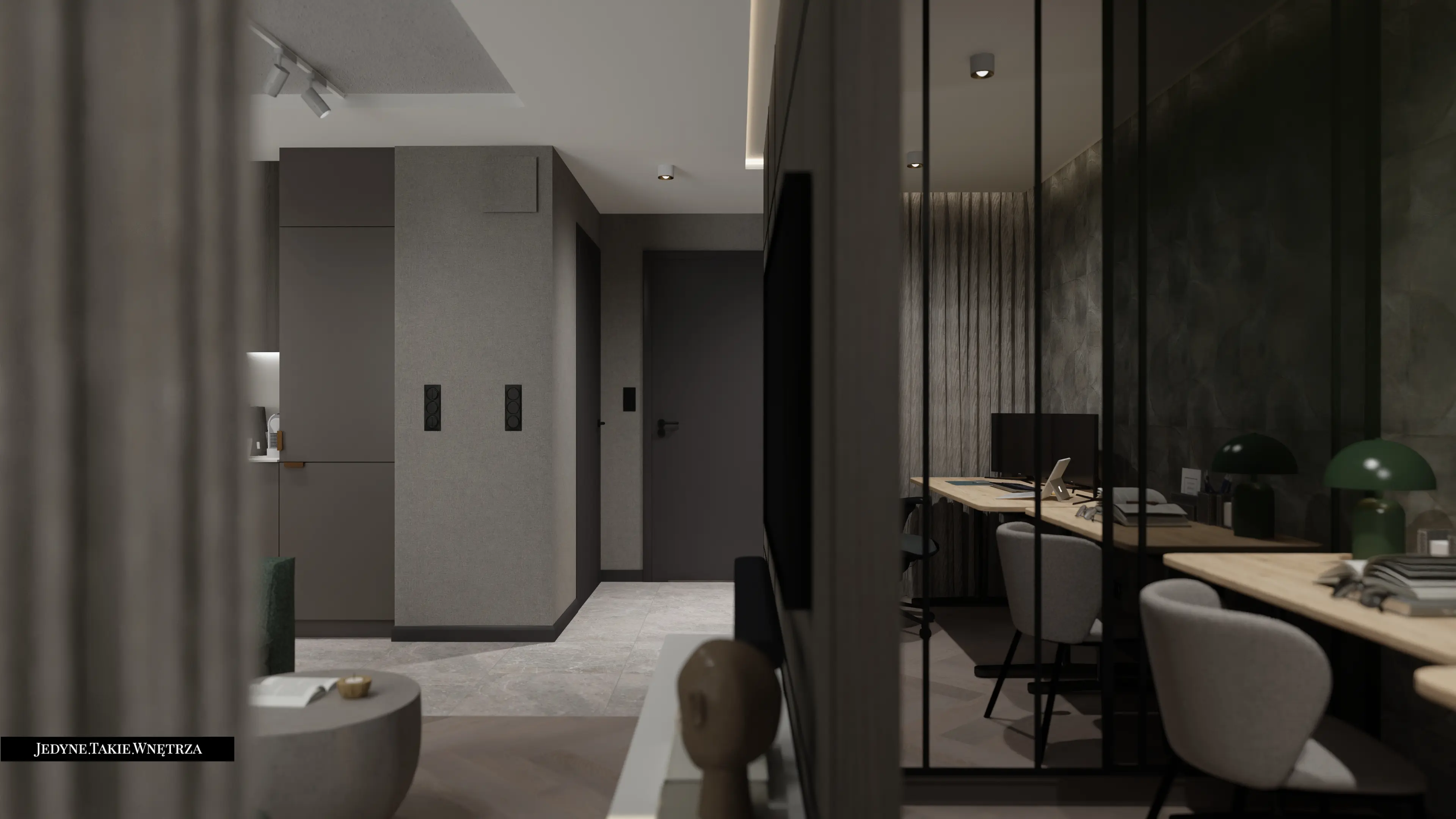 Home 38 jedyne-takie-wnetrza-projekt-wnetrza-salon-z-ciemna-kuchnia-zielona-kanapa-loftowe-wnetrze-mieszkanie-dla-singla-architekt-wnetrz-gdansk-trojmiasto-gdynia-warszawa (15)