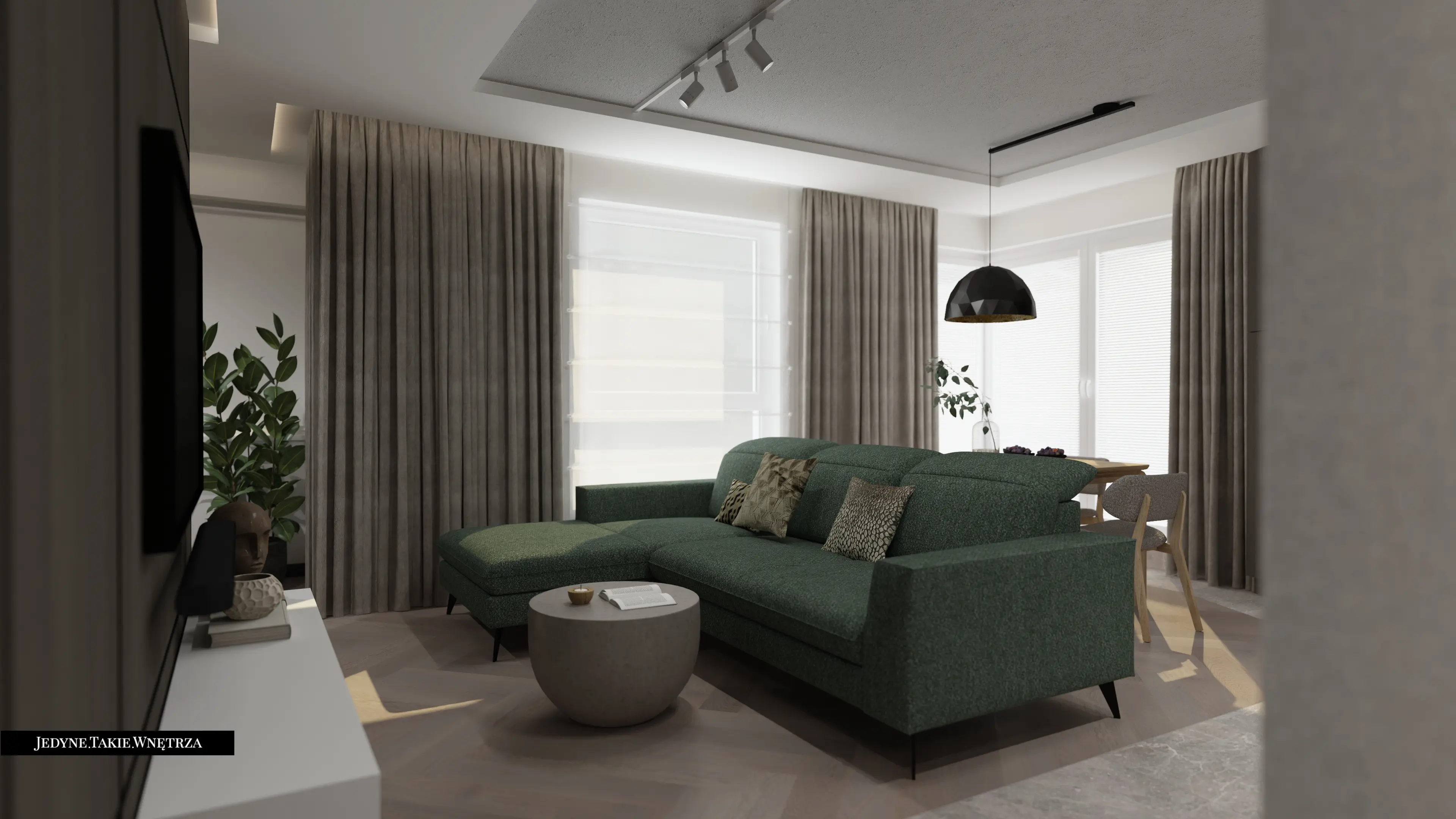 Home 33 jedyne-takie-wnetrza-projekt-wnetrza-salon-z-ciemna-kuchnia-zielona-kanapa-loftowe-wnetrze-mieszkanie-dla-singla-architekt-wnetrz-gdansk-trojmiasto-gdynia-warszawa (3)