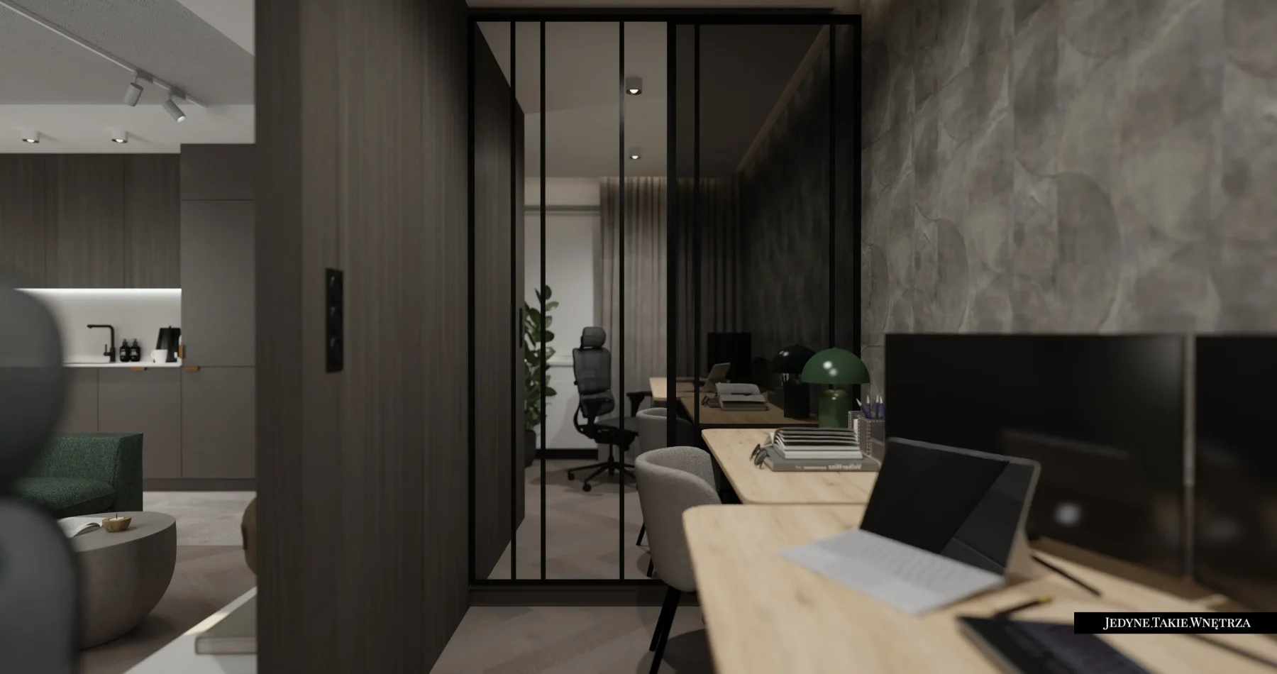 jedyne-takie-wnetrza-projekt-wnetrza-salon-z-ciemna-kuchnia-zielona-kanapa-loftowe-wnetrze-mieszkanie-dla-singla-architekt-wnetrz-gdansk-trojmiasto-gdynia-warszawa (14)